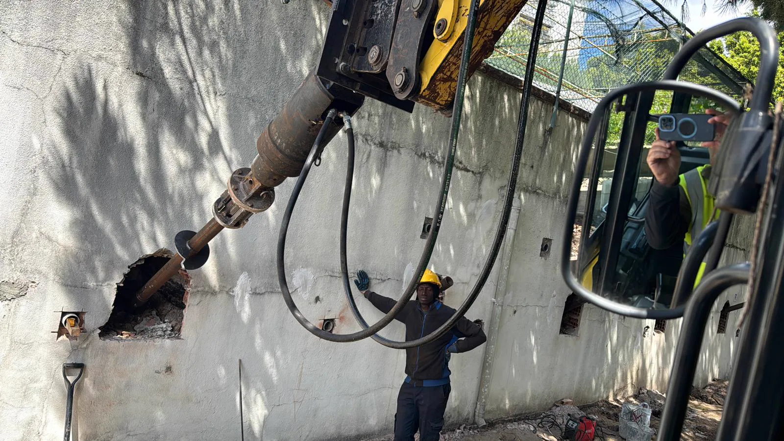 Strengthening of an existing structure with piles at the 1 de Maio kindergarten
