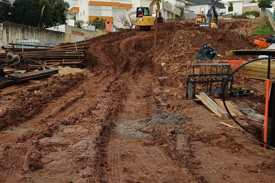 Helical pile installation